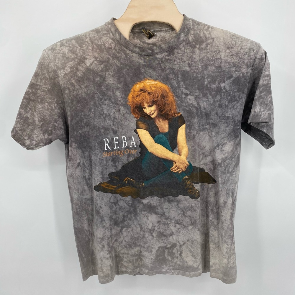Reba McEntire‎ Starting Over Tour Women's Size XL T Shirt Tie Dye 20 Yrs